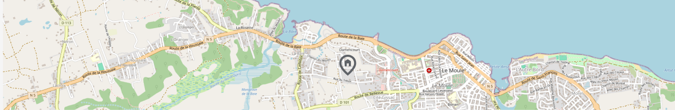 Map Le Moule Guadeloupe